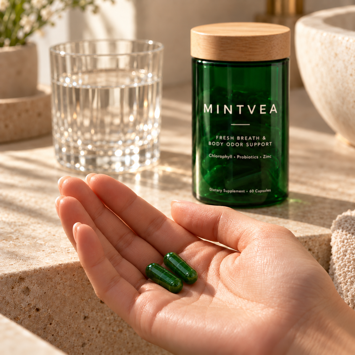 Mintvea Fresh Breath & Body Odor Support